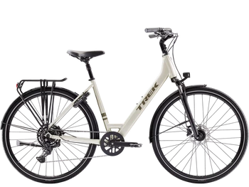 Rower trekkingowy Trek Verve Equipped Lowstep 2026 lunar silver